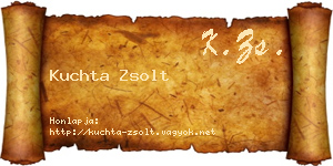Kuchta Zsolt névjegykártya